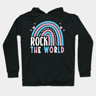 Rock The World Trans Pride Transgender LGBT Hoodie